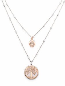 Collar Arbol de la Vida. Zirconia y plata de ley. AMEN