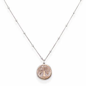 Collar Arbol de la Vida. Zirconia y plata de ley. AMEN