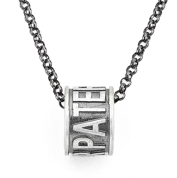 Colgante 'Pater Noster'. Plata de ley. AMEN-0