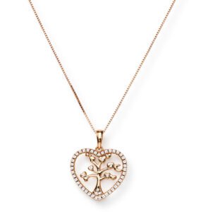 Collar Arbol de la Vida. Zirconia y plata de ley. AMEN