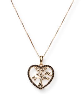 Collar Arbol de la Vida. Zirconia y plata de ley. AMEN