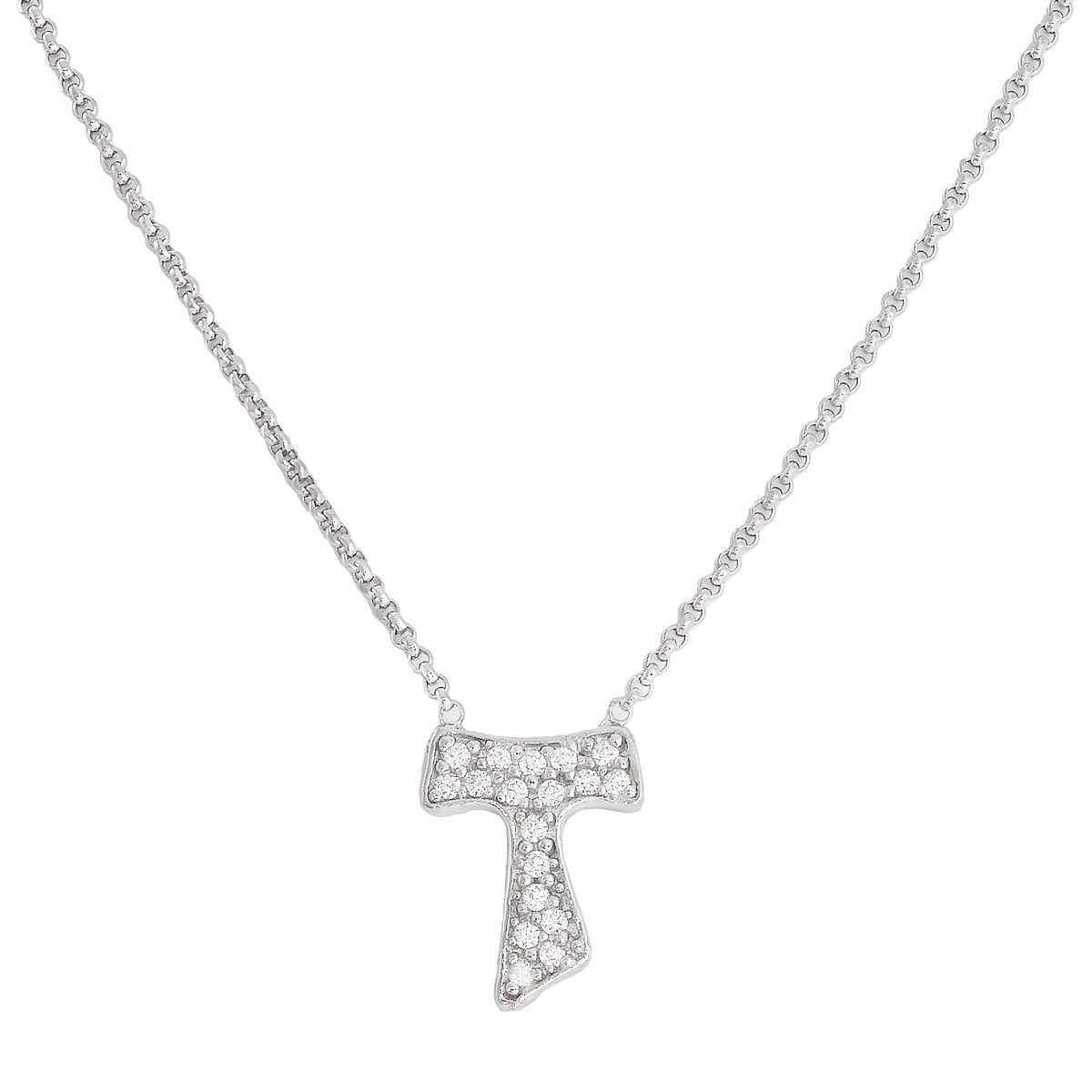 'Tau Cross' choker. Sterling silver 925. AMEN Sterling silver 925. AMEN