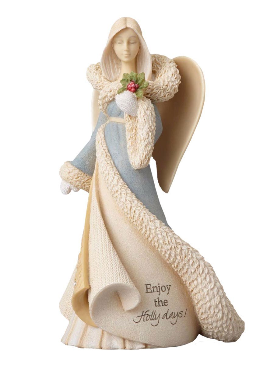Angel con acebo