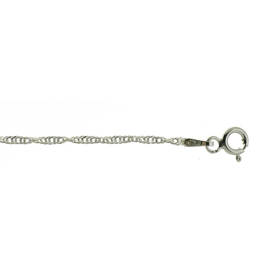 Cadena de plata de Ley modelo 'Asia'. Grosor 1,50 mm