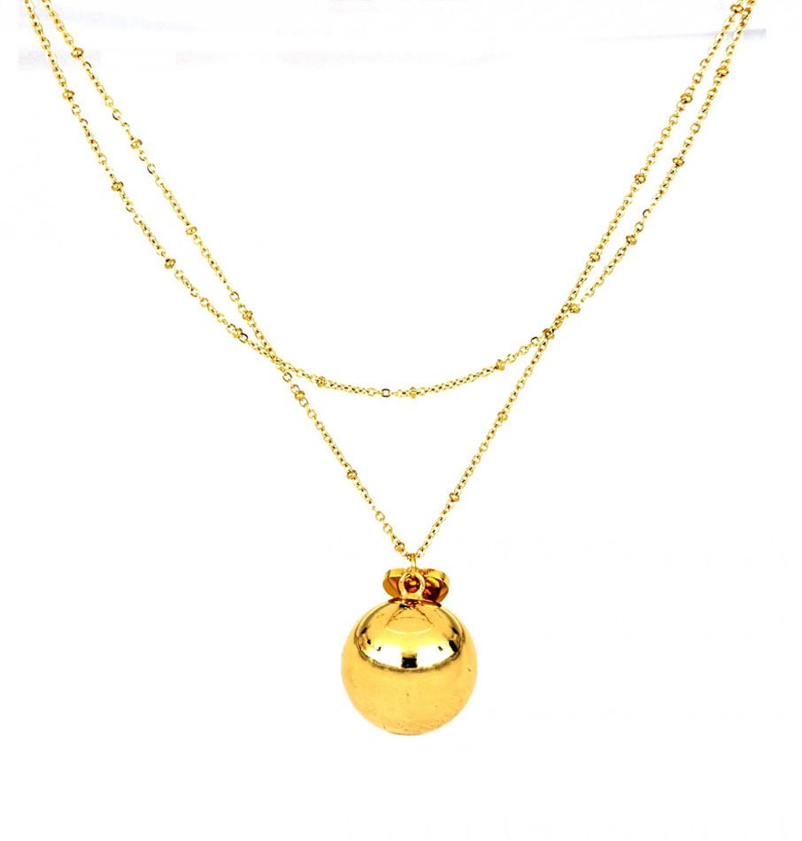 Llamador de angeles con cadena. Acero