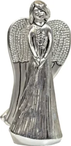 Angel con espiga. Plateado