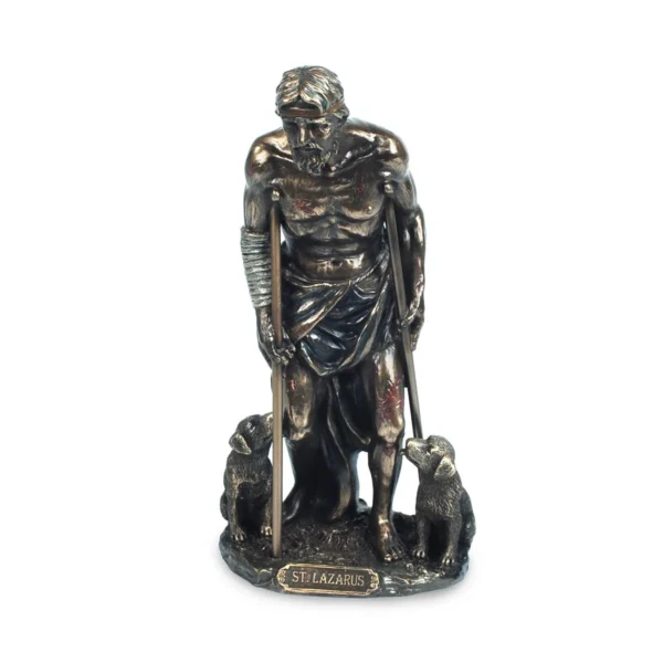 San Lazaro. Acabado bronce