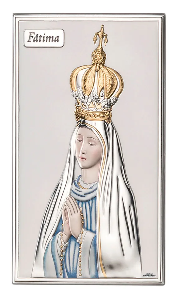 Retablo de la Virgen de Fatima. Color