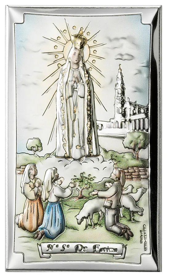 Retablo de la Virgen de Fatima. Color