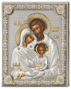 Holy Family Icon. Bicolor