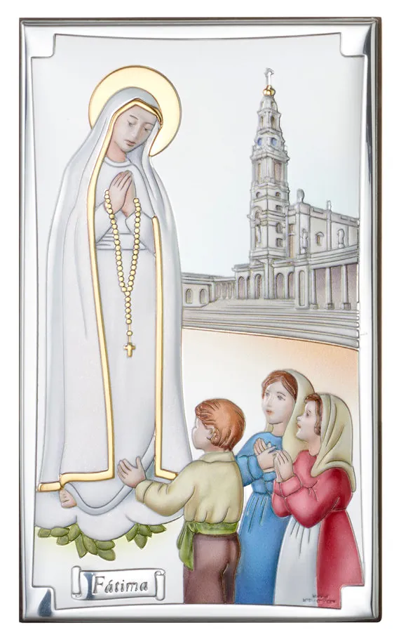 Retablo de la Virgen de Fatima. Color