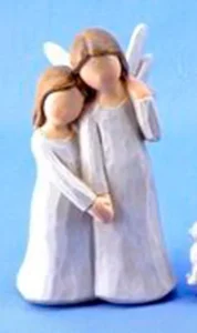 Angel de Guarda con niña