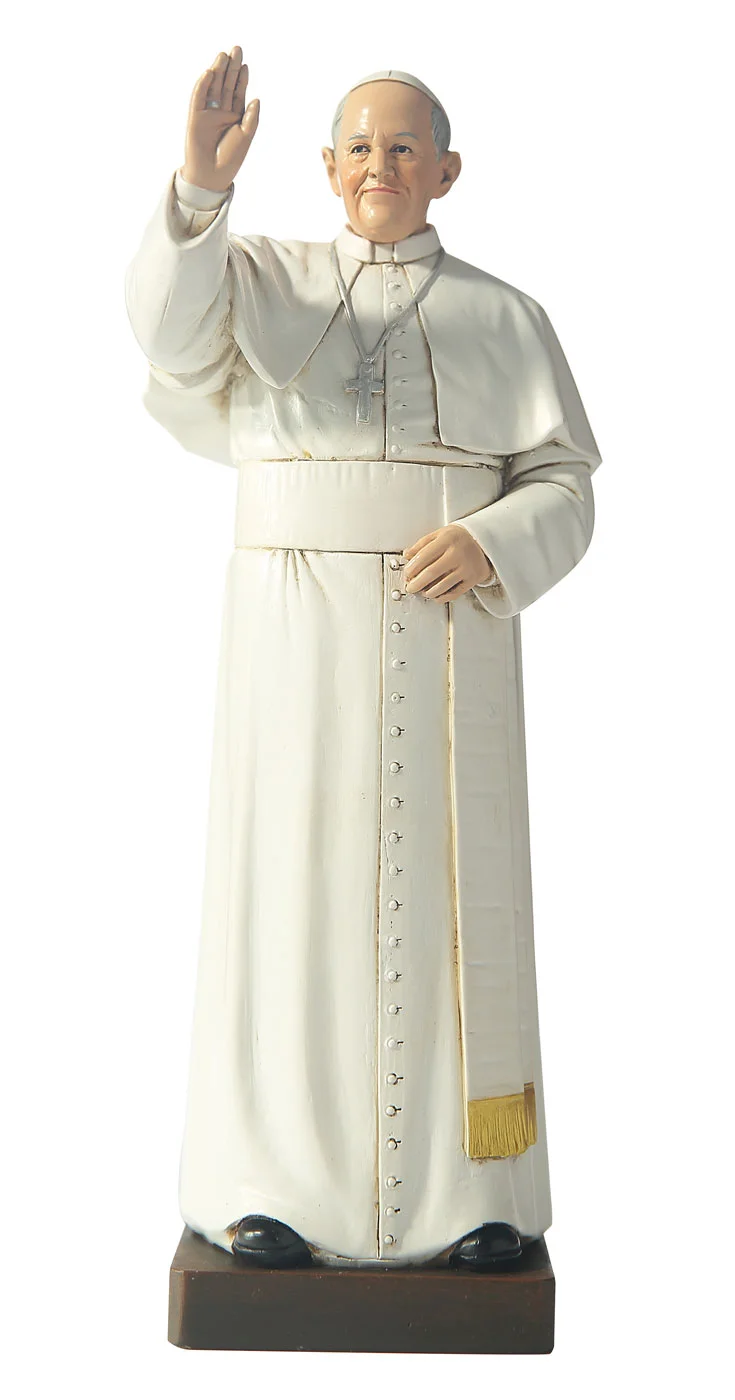 Papa Francisco. Fibra de vidrio