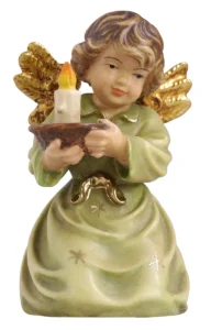 Angel arrodillado con candelabro