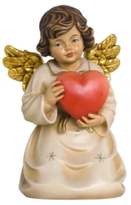 Angel arrodillado con corazon