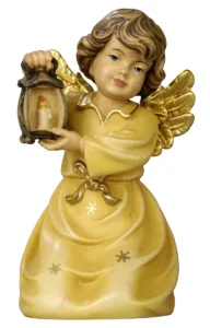 Angel arrodillado con linterna