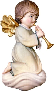 Angel con trompa. Relieve