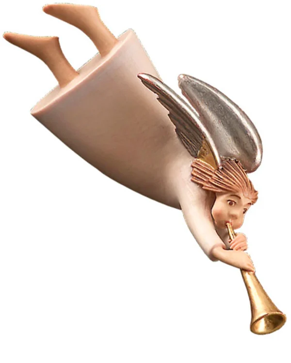 Angel with fanfare (Kastlunger Nativity)