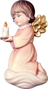 Angel con vela. Relieve