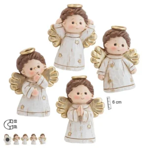 Set of 4 angels. Magnet.