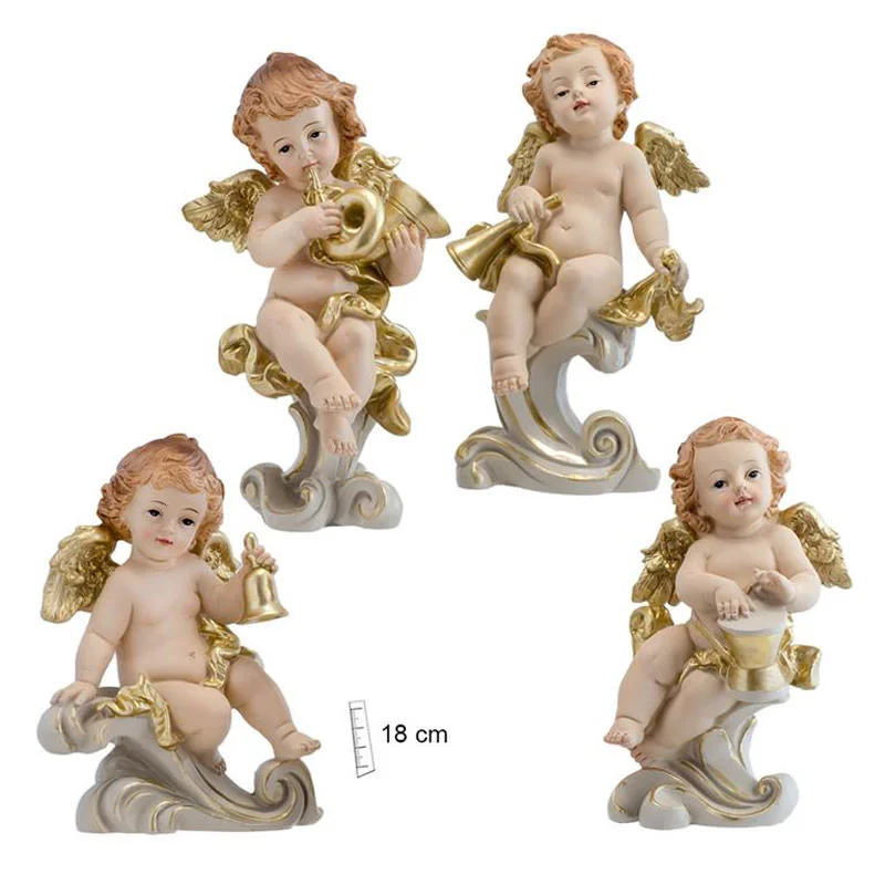 Conjunto de 4 angeles
