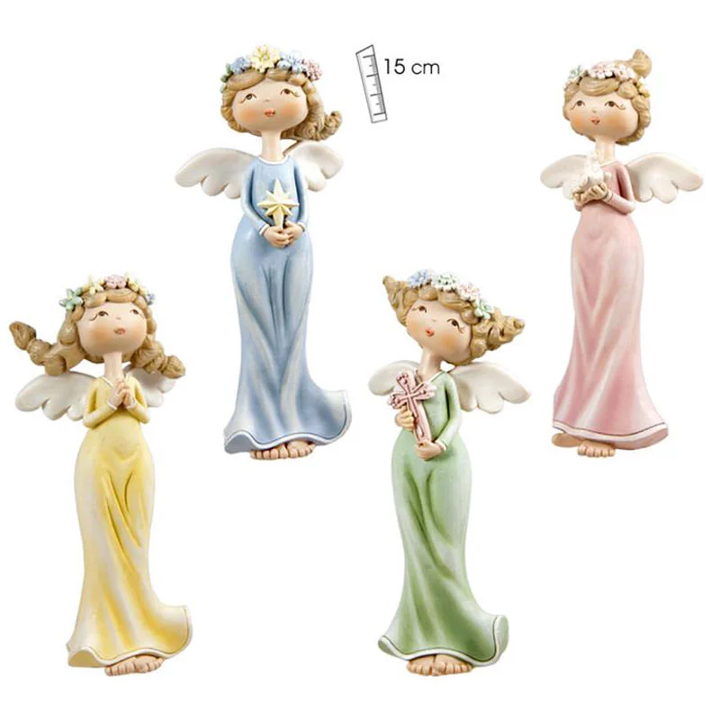 Conjunto de 4 angeles