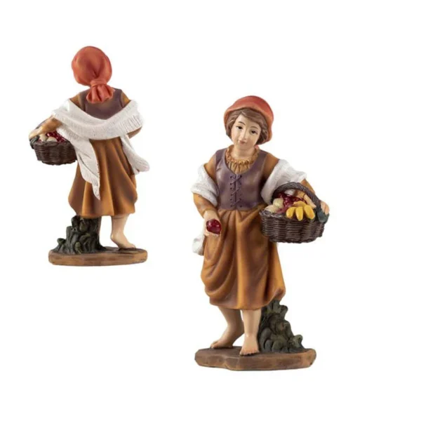 Set of 6 shepherds. 13 cm.