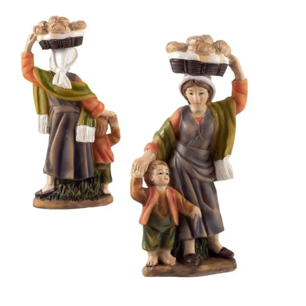 Set of 6 shepherds. 13 cm.