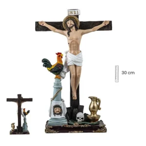 Cristo Justo Juez de sobremesa. 30 cm