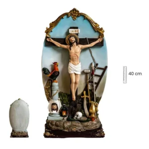 Cristo Justo Juez de sobremesa. 40 cm
