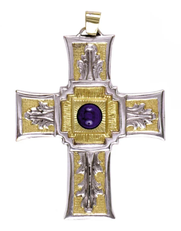 Pectoral Cross with stones.