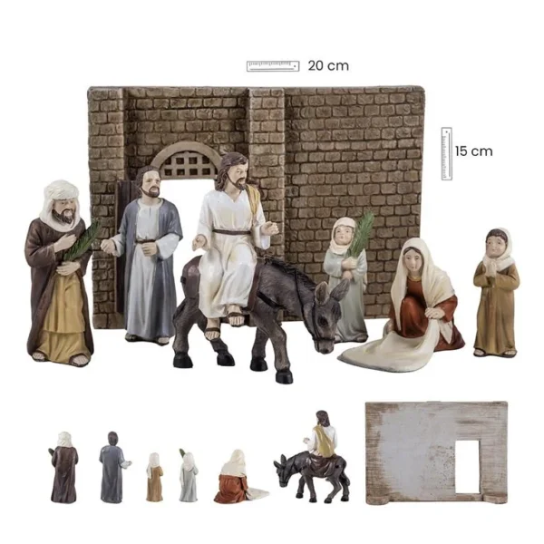 Jesus entry into Jerusalem (7-piece set)