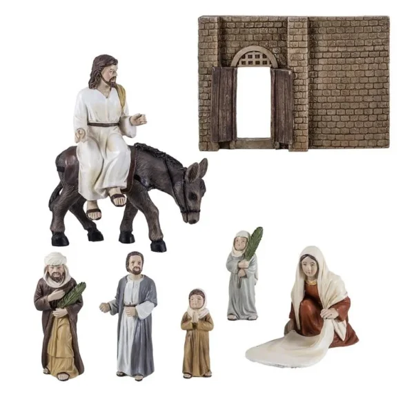 Jesus entry into Jerusalem (7-piece set)