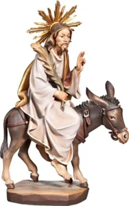 Jesus entrando en Jerusalen (con base)