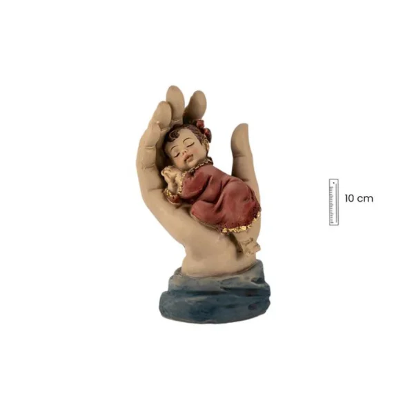 Protective hand with girl