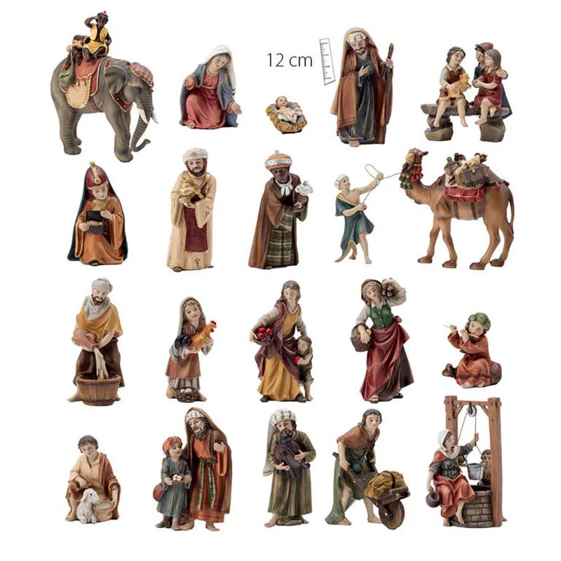 Nativity 20 pieces. 12 cm