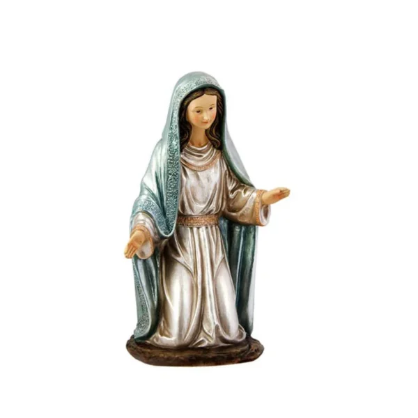Nativity with Three Wise Men and Angel. 41 cm.