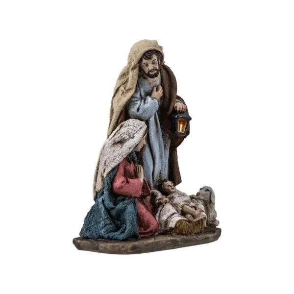 Nativity with sheep