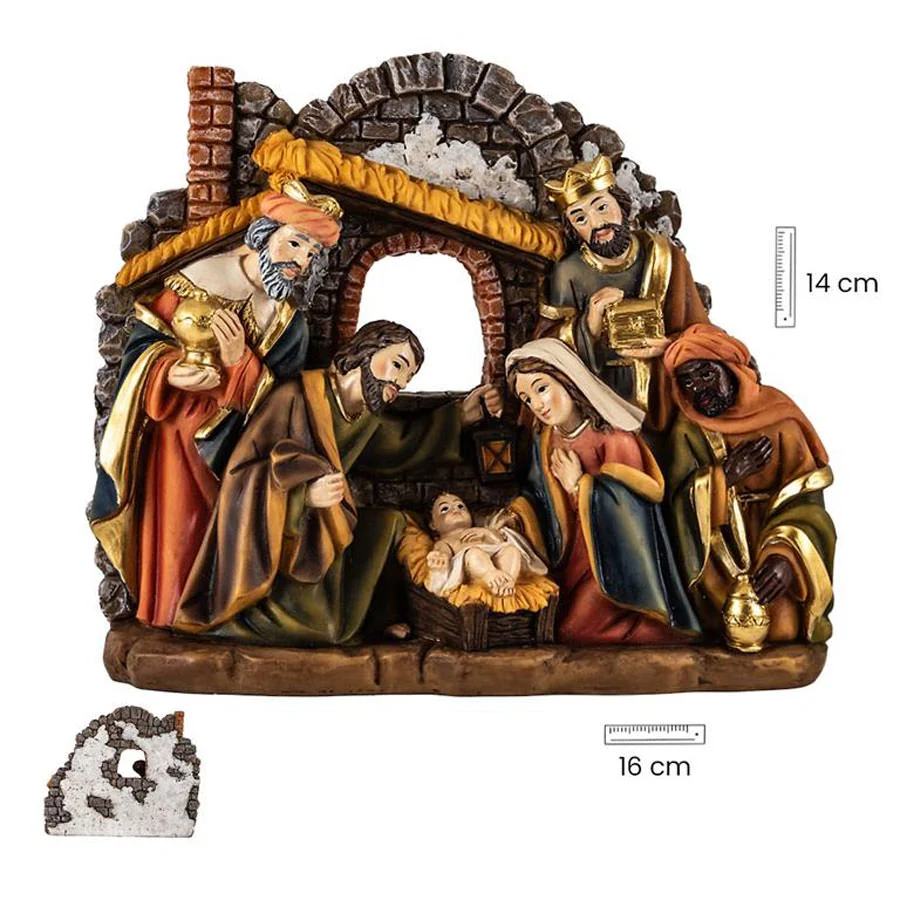 Misterio con reyes y portal