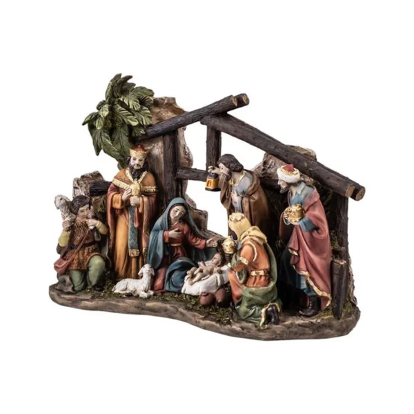 Nativity with three wise men and Nativity scene
