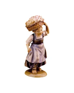 Girl with bread-basket (Rustic Nativity)