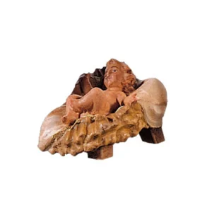 Infant Jesus with cradle (Highlander Nativity)