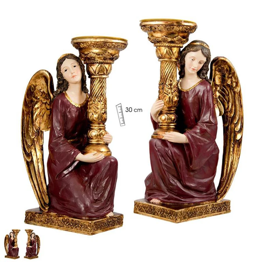 Pareja de angeles adoradores