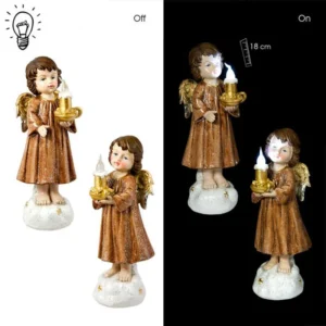 Angel couple with light