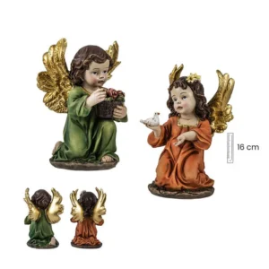 Pareja de angeles en adoracion