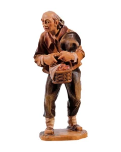 Shepherd with hat and fruit-basket (Highlander Nativity)