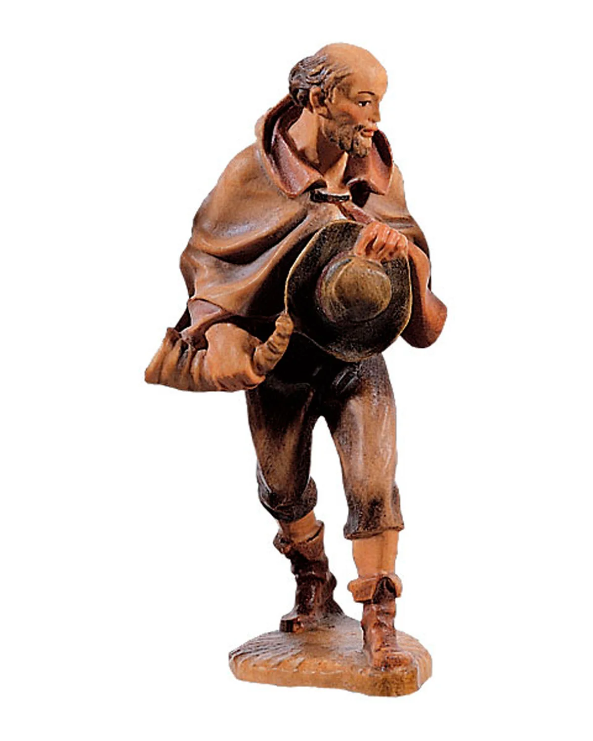 Shepherd with hat and horn (Highlander Nativity)