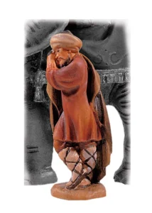 Oriental shepherd leaning (Highlander Nativity)