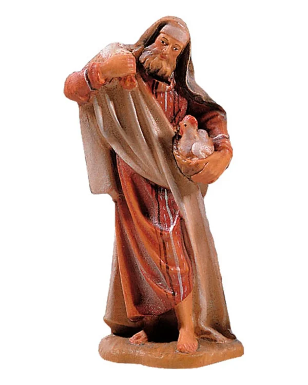 Oriental shepherd with hens and basket (Highlander Nativity)