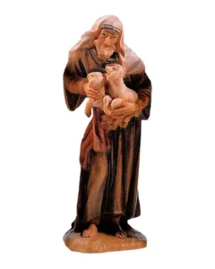 Oriental shepherd with lambs (Highlander Nativity)